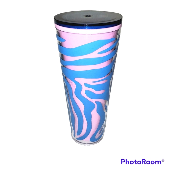Starbucks 2021 Zebra Print Acrylic 24 Oz Venti Tumbler - Picture 5 of 8